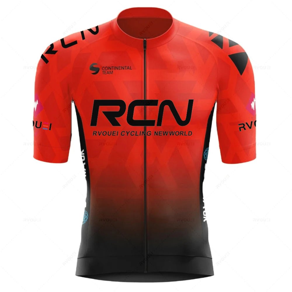 2025 RCN Team Cycling Jersey Set Summer Breathable Road Bicycle Suit Riding Uniform Bike MTB Clothing New Sports Cycling Kits - lily supply