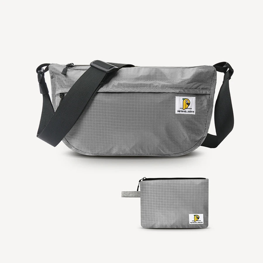 Waterproof Foldable Travel Bag Duffel Tote & Crossbody Bag Large Capacity Portable Luggage Storage Pouch for Women Men