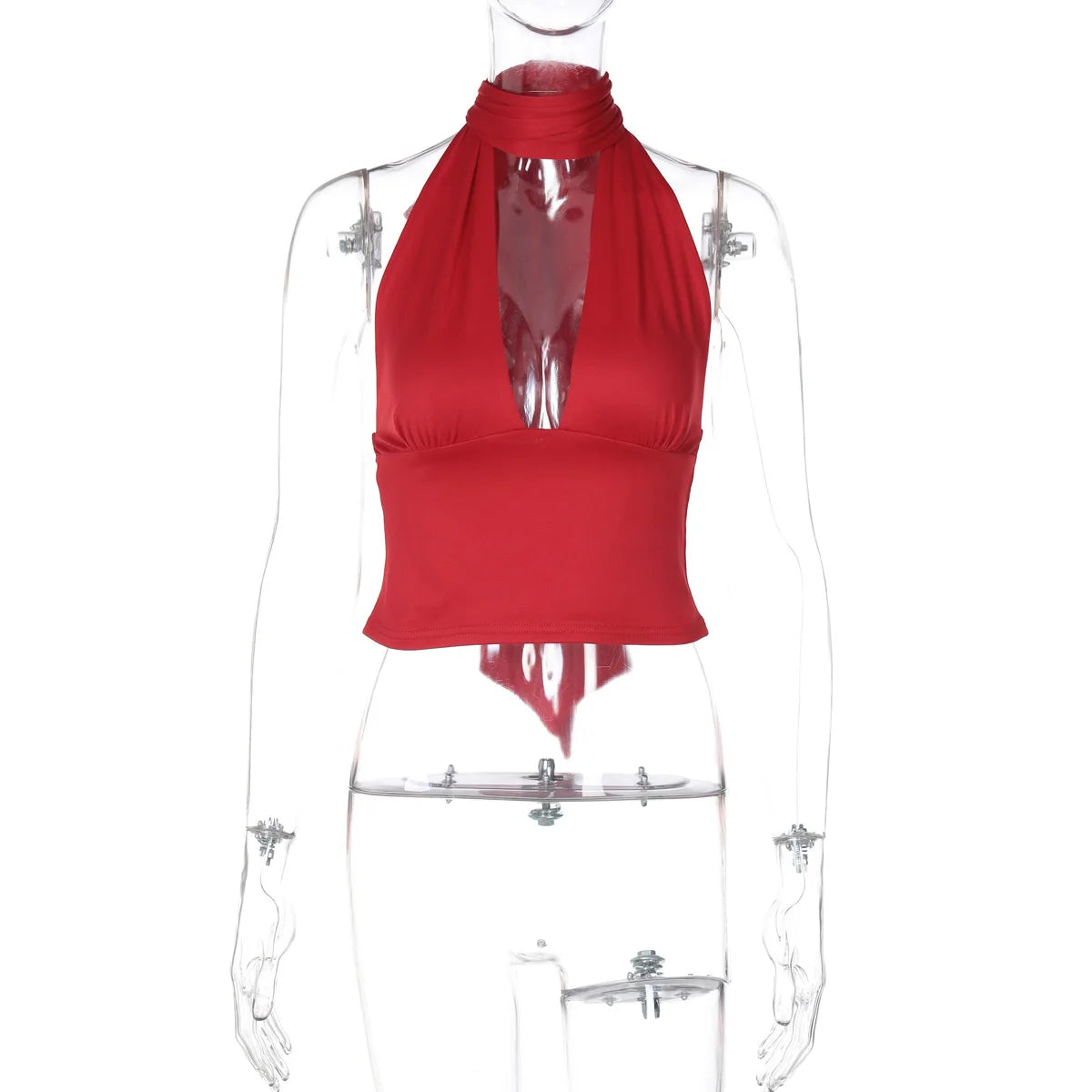 Women's Low-Cut Backless Hollow Camisole Top