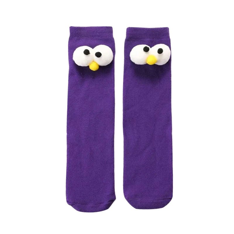 Women's 3D Eyes Funny Kawaii Socks - Harajuku Designer Cute Happy Gift Socks - lily supply