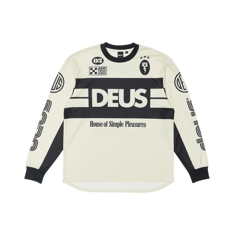DEUS EX MACHINA Enduro Jersey – Long Sleeve Motocross Off - Road Riding Shirt - lily supply