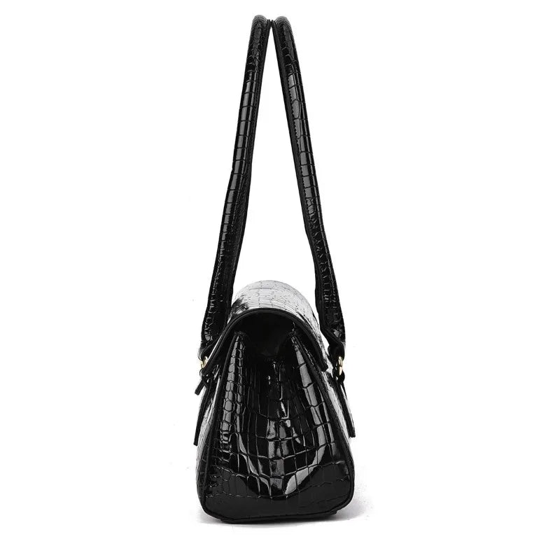 New Handbags Women's Bag Women Fashion Original Foreign Trade Exquisite Crocodile Handbag Large Capacity Shoulder Messenger Bag
