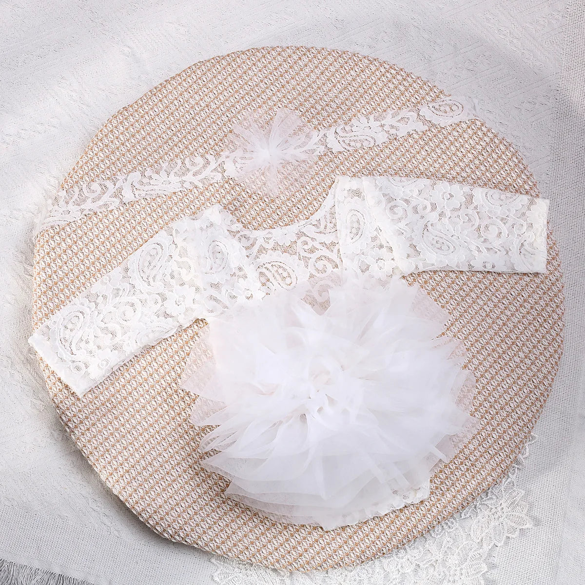 Baby Girl Tutu Dress – Newborn Photography Outfit & Princess Lace Romper
