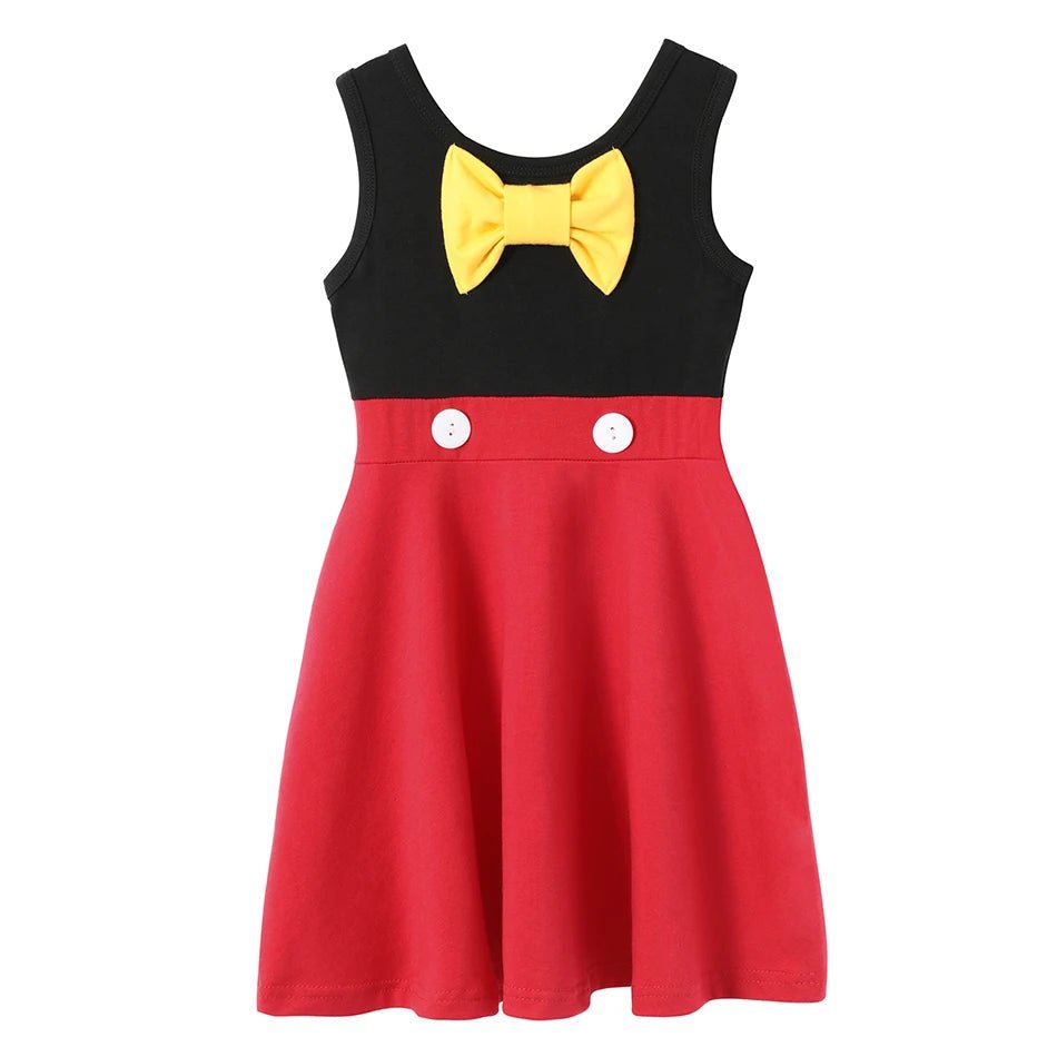 Children's Casual Dress for Girls Mermaid Rapunzel Dress One - Shoulder Sling Short Sleeve Princess Costume Summer Casual Vest - lily supply