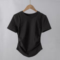 Women's T-shirts Sport Top Womans Clothing Sports Shirt Woman Women's Dry Fit T-shirt Gym Woman Clothes Fitness Compression Yoga - lily supply