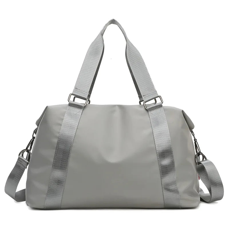 Women's Large Travel Bag Multi-Functional Duffle Tote Bag Handbags Nylon Waterproof Shoulder Bag Women Wet Dry Pockets Gym Bag