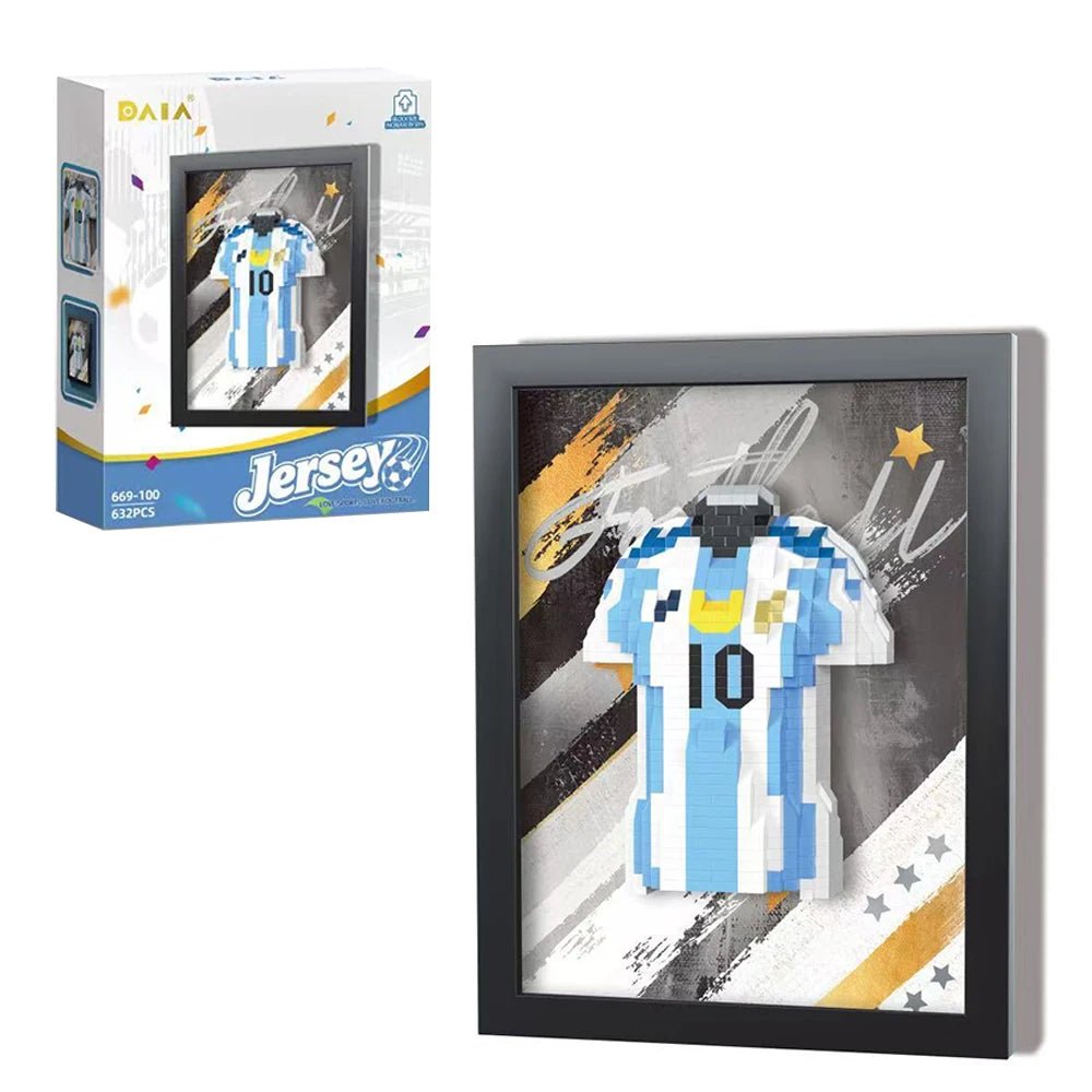 Football Player Jersey Building Blocks Set - lily supply