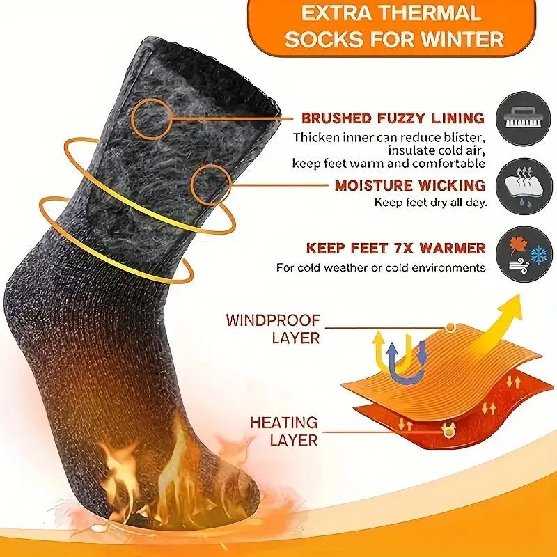 Women's Thermal Winter Boot Socks – Warm Thick Socks - lily supply