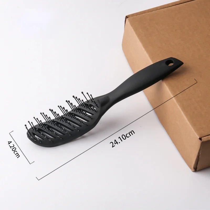 9 - Row Detangling Hair Brush - Scalp Massage Styling Hairbrush - lily supply