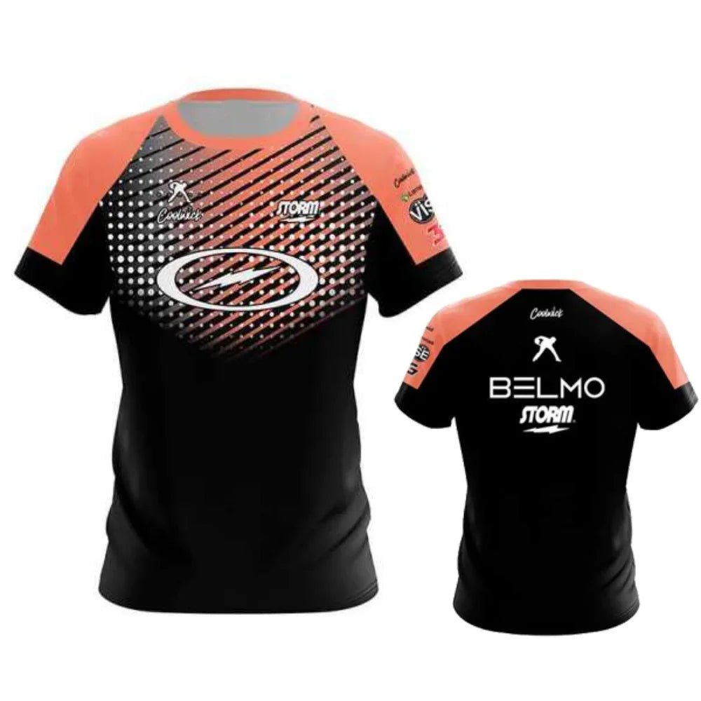 Men's 3D Print Bowling Jersey 2025 | Short Sleeve Sports T-Shirt - Men's Clothing - lily supply