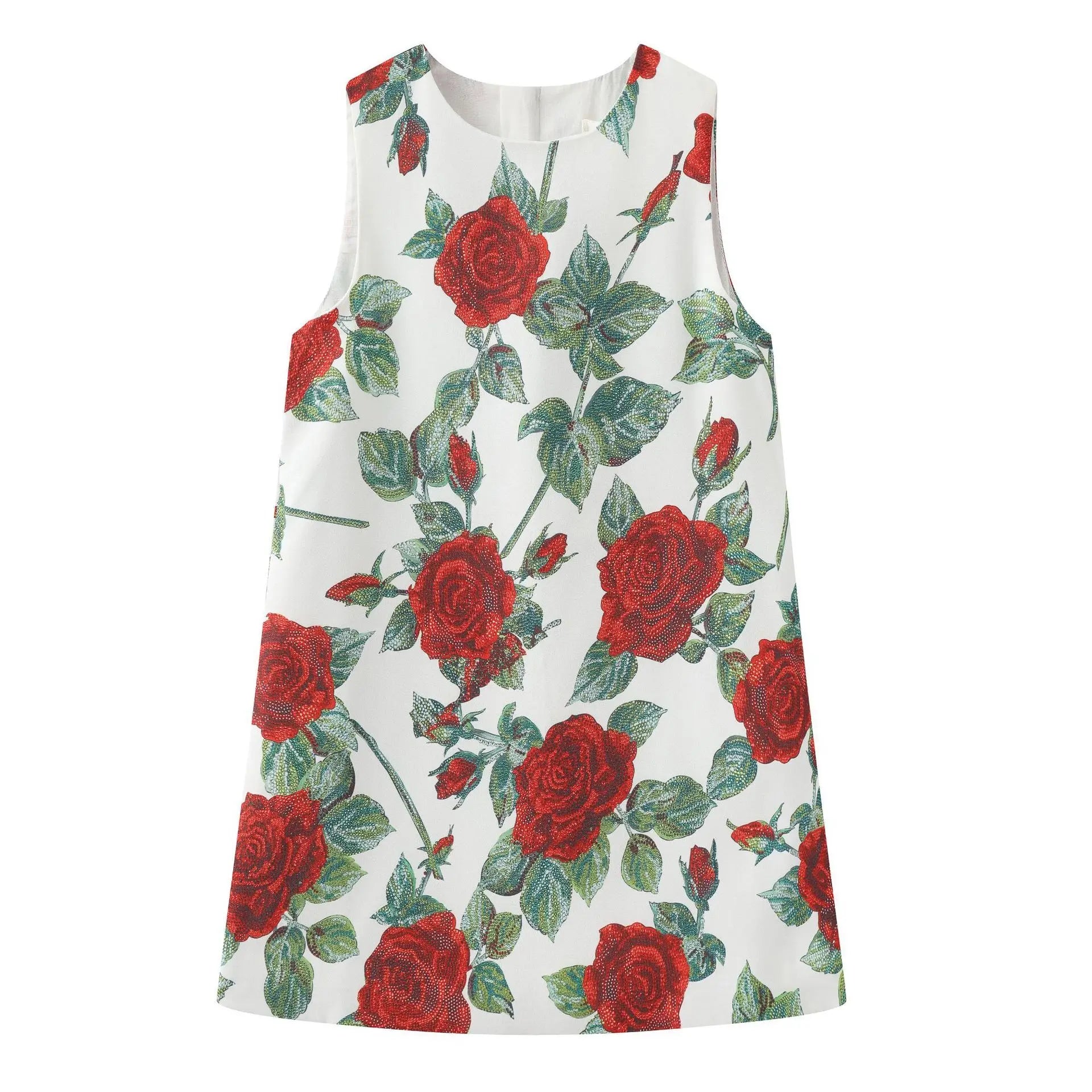 Girls Birthday Party Dress Fashion Rose Printing Children Costumes For Girls Brand Kids Dresses Princess Girls Party Dress - lily supply