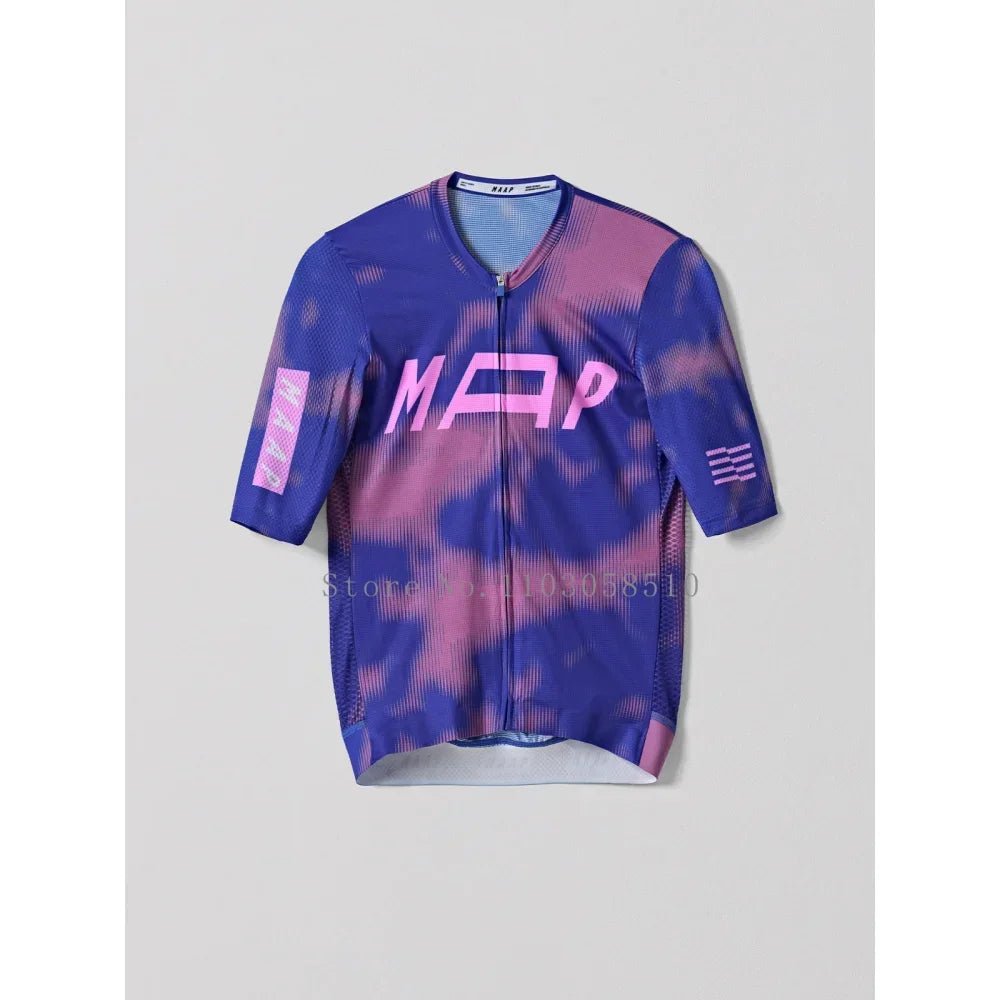 Cycling Jersey for Men short Sleeve Pro Team MTB Road Bike Clothing Breathable Bicycle Shirts 2025 Mountain Bicycle Clothing - lily supply