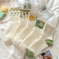Women's Cartoon Print Mid-Length Socks – Fun Casual Socks
