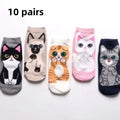 Women's Cartoon Cat Ankle Socks – Cute Kawaii Casual Socks - lily supply