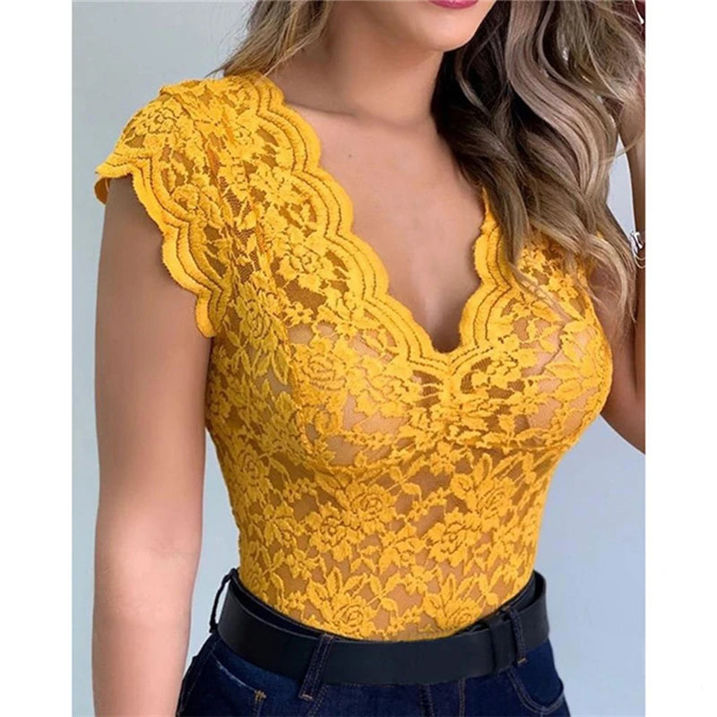 Women's Lace Crochet Hollow Cardigan Top