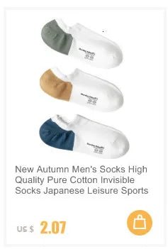 Men's Invisible Silicone Ankle Boat Socks - 5 Pairs Cotton No - Show Slippers - lily supply