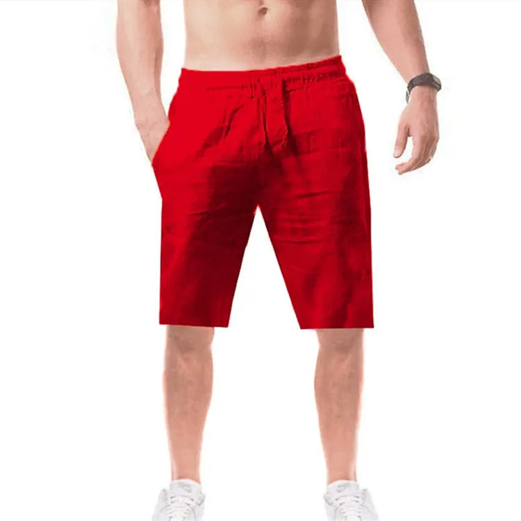 Men's Cotton Linen Pants - Breathable Loose Summer Trousers