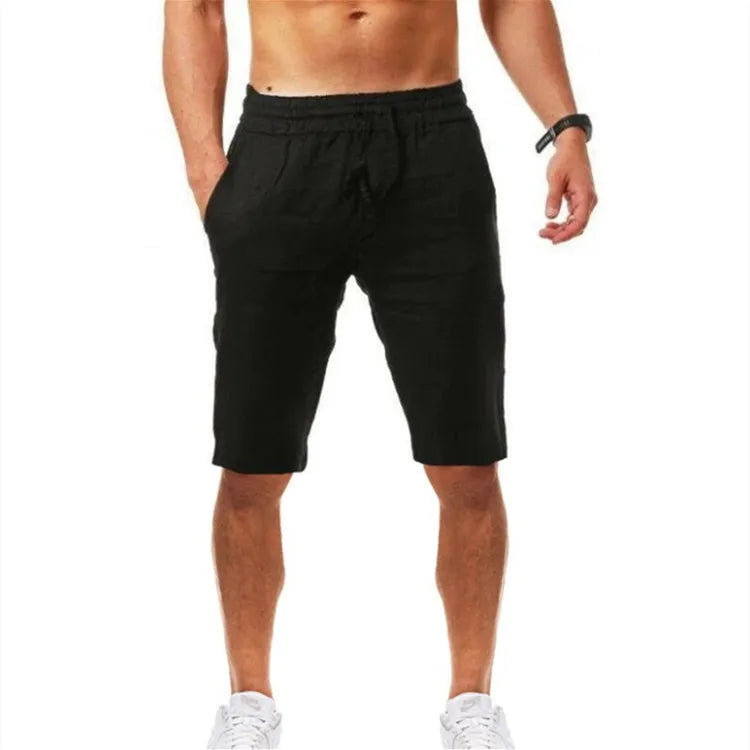 Men's Cotton Linen Pants - Breathable Loose Summer Trousers