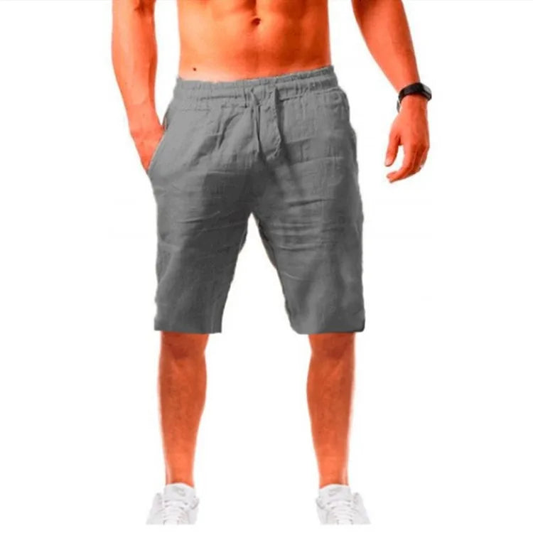 Men's Cotton Linen Pants - Breathable Loose Summer Trousers