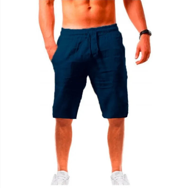 Men's Cotton Linen Pants - Breathable Loose Summer Trousers